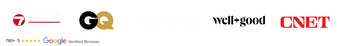 Deering Dental, As seen on on: GQ, WSVN7, Forbes, Well+Good, CNET