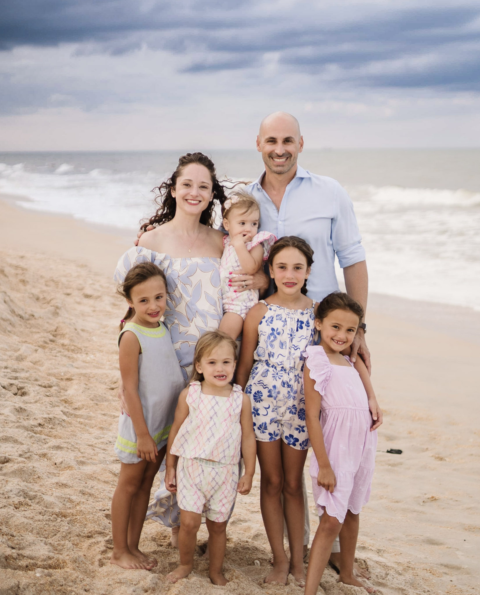 Doctor Bio Deering Dental in Palmetto Bay, near Pinecrest Dr. Pinto with her husband Peter and 5 daughters