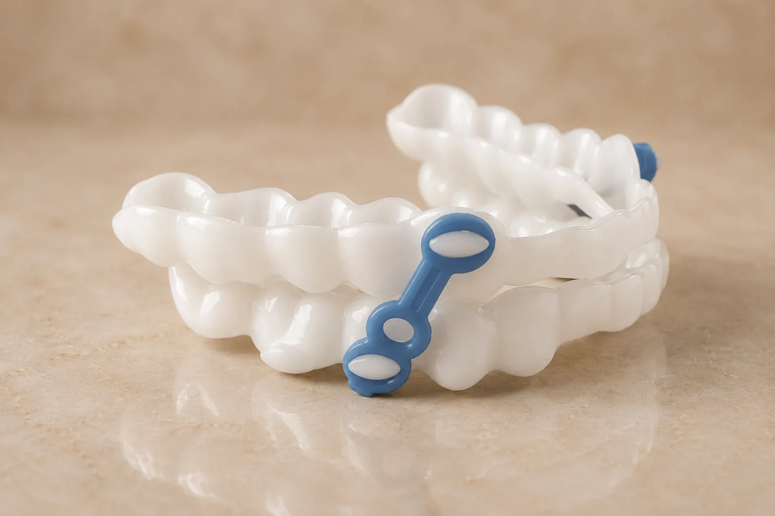 Custom oral appliance used in sleep and airway dentistry